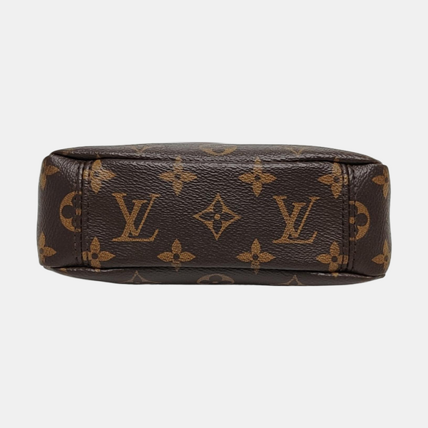 PALLAS Nano Monogram Coated Canvas Brown