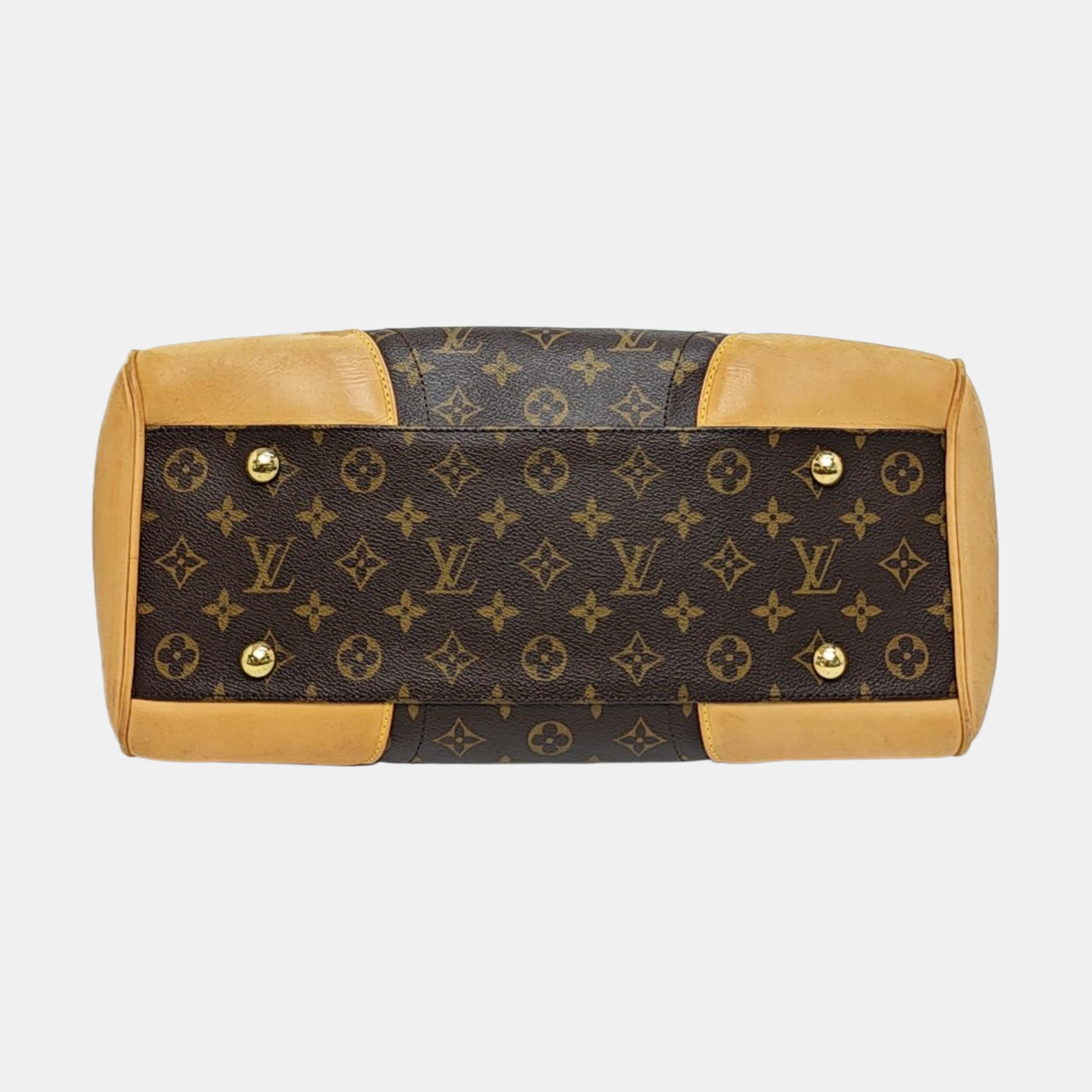 Lona Estampada Monogram BEVERLY Marrón