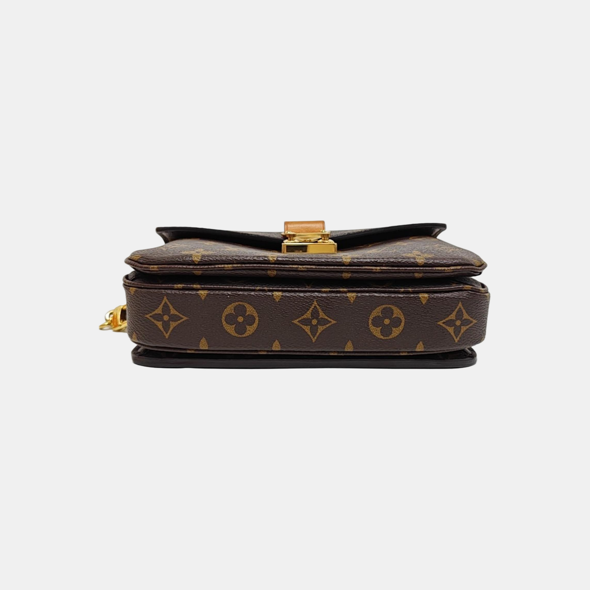 MÉTIS EAST WEST Monogram Coated Canvas Brown
