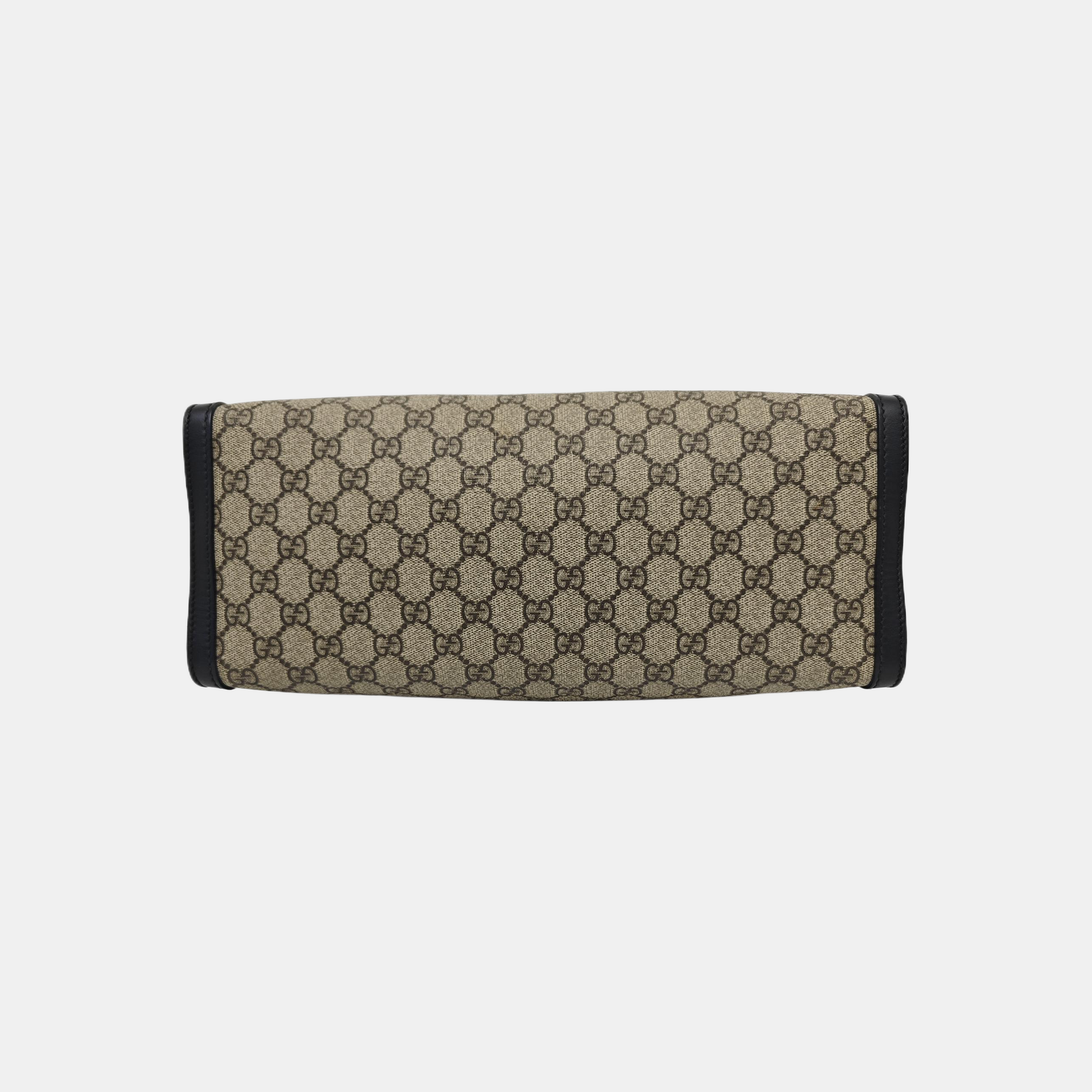 Padlock Medium Monogram Coated Canvas Beige