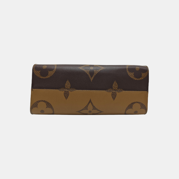 ONTHEGO MM Monogram Coated Canvas Brown
