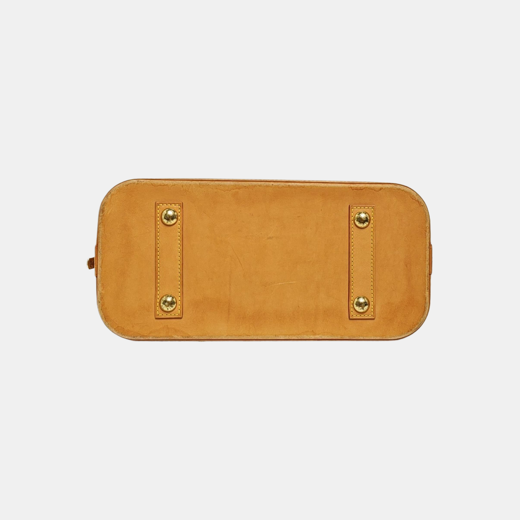 ALMA PM Monogram Coated Canvas Brown