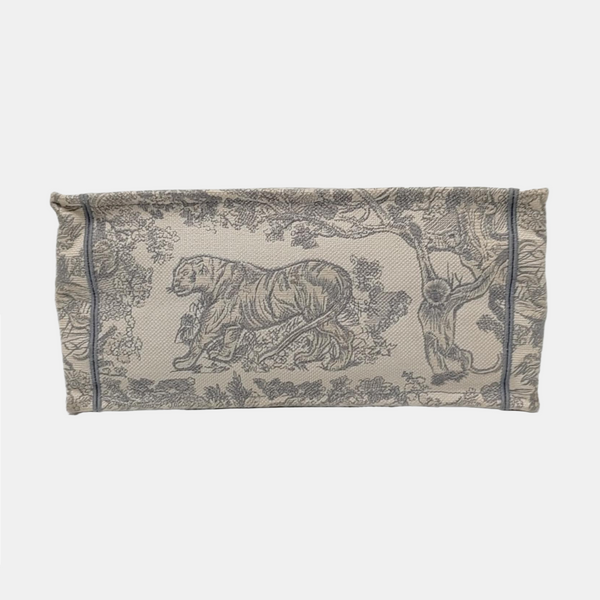 Book Tote Medium Canvas Gray