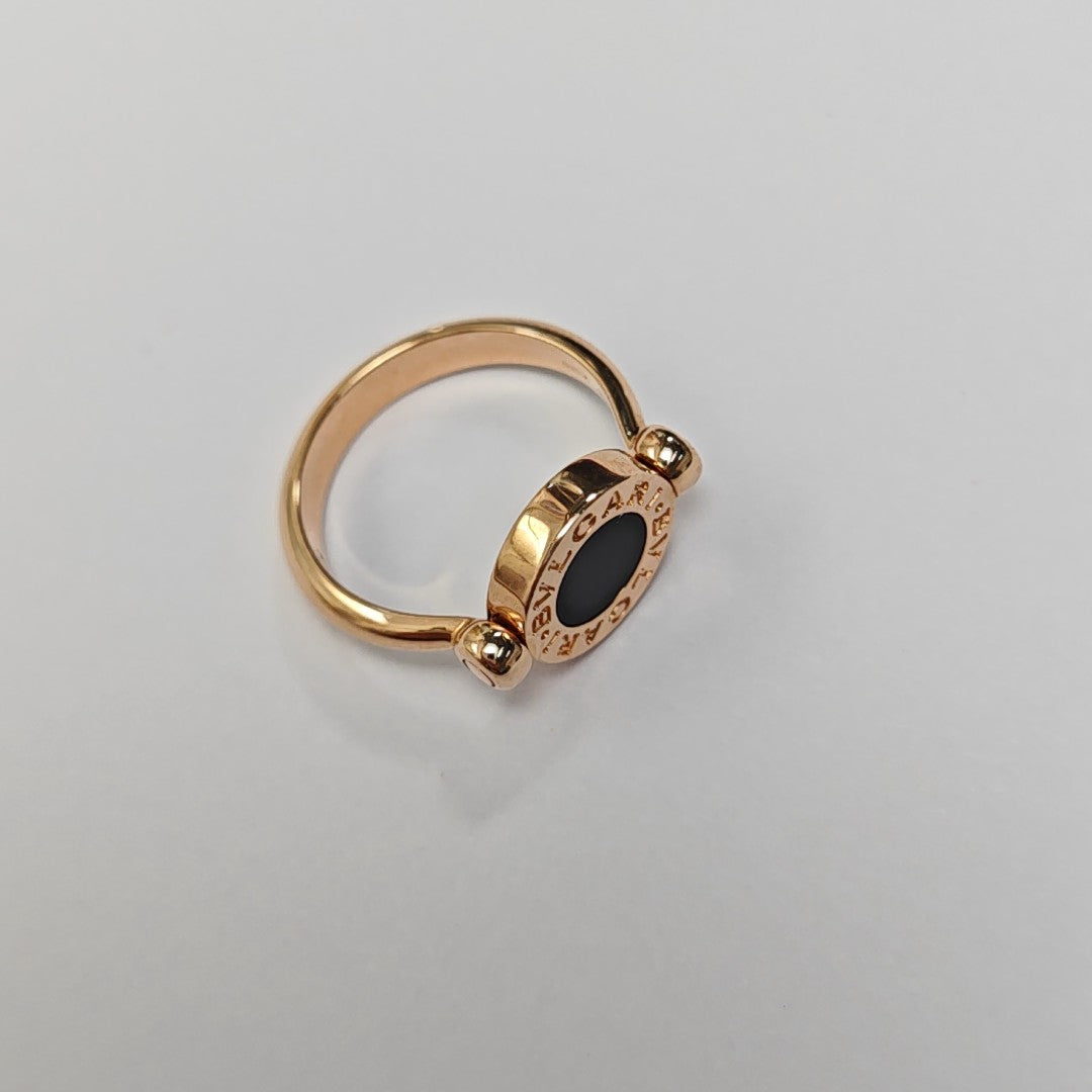 BVLGARI BVLGARI 18k Rose Gold Ring EU 52