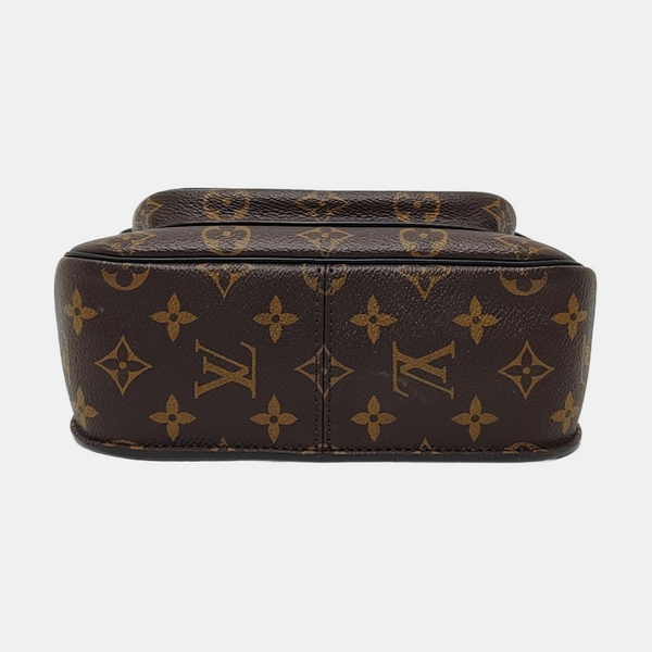 PASSY Monogram Coated Canvas Brown