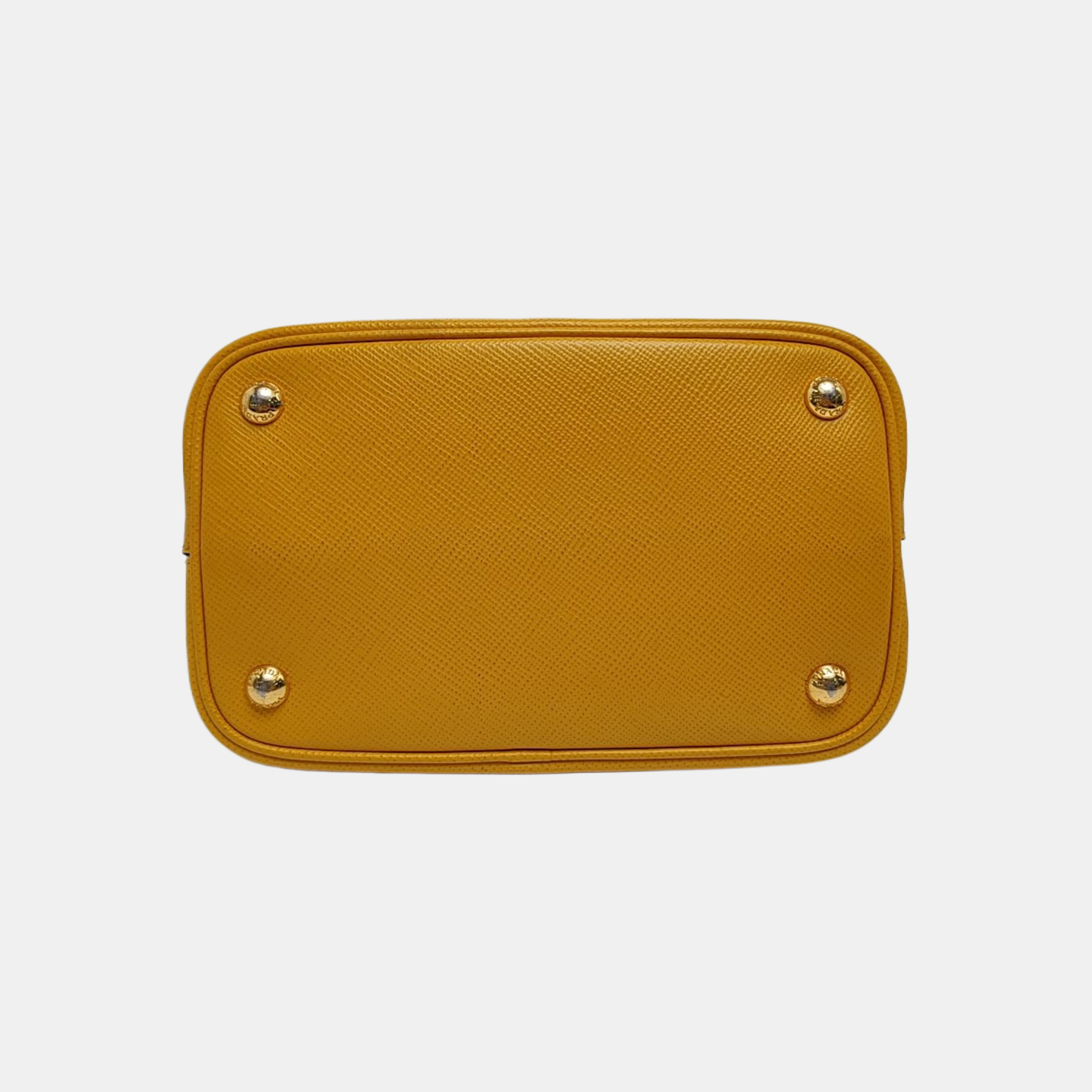 Panier Medium Calfskin Yellow