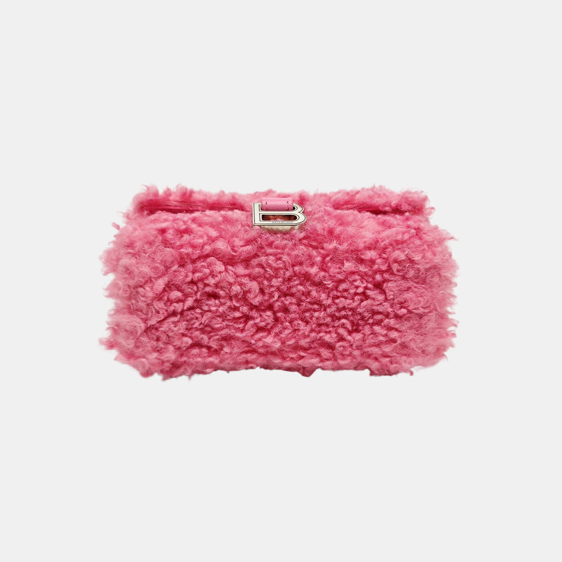 Hourglass Mini Sheepskin Pink