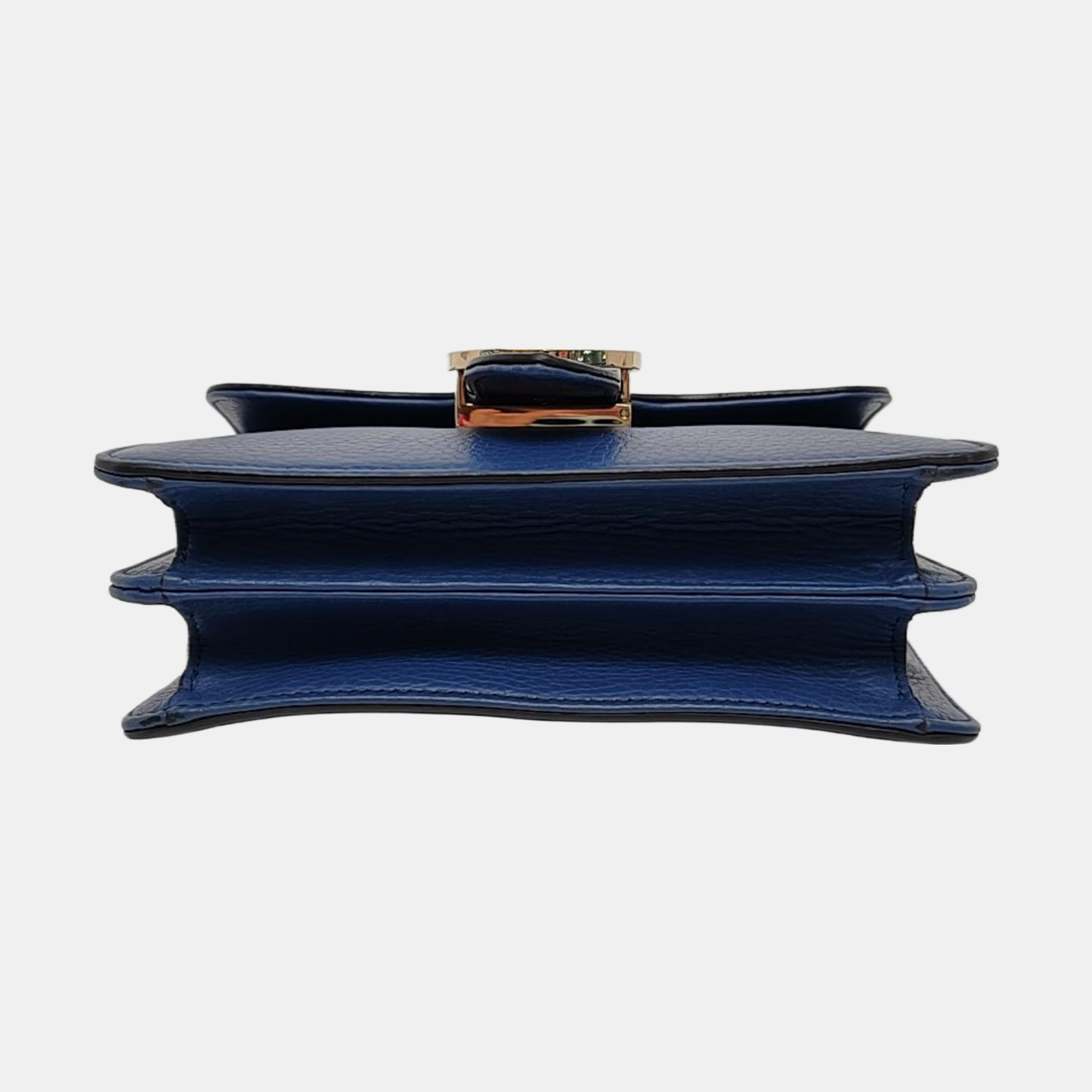Interlocking G Small Calfskin Blue
