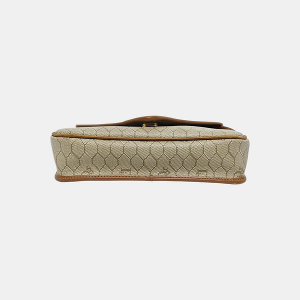 Vintage Honeycomb Coated Canvas Beige