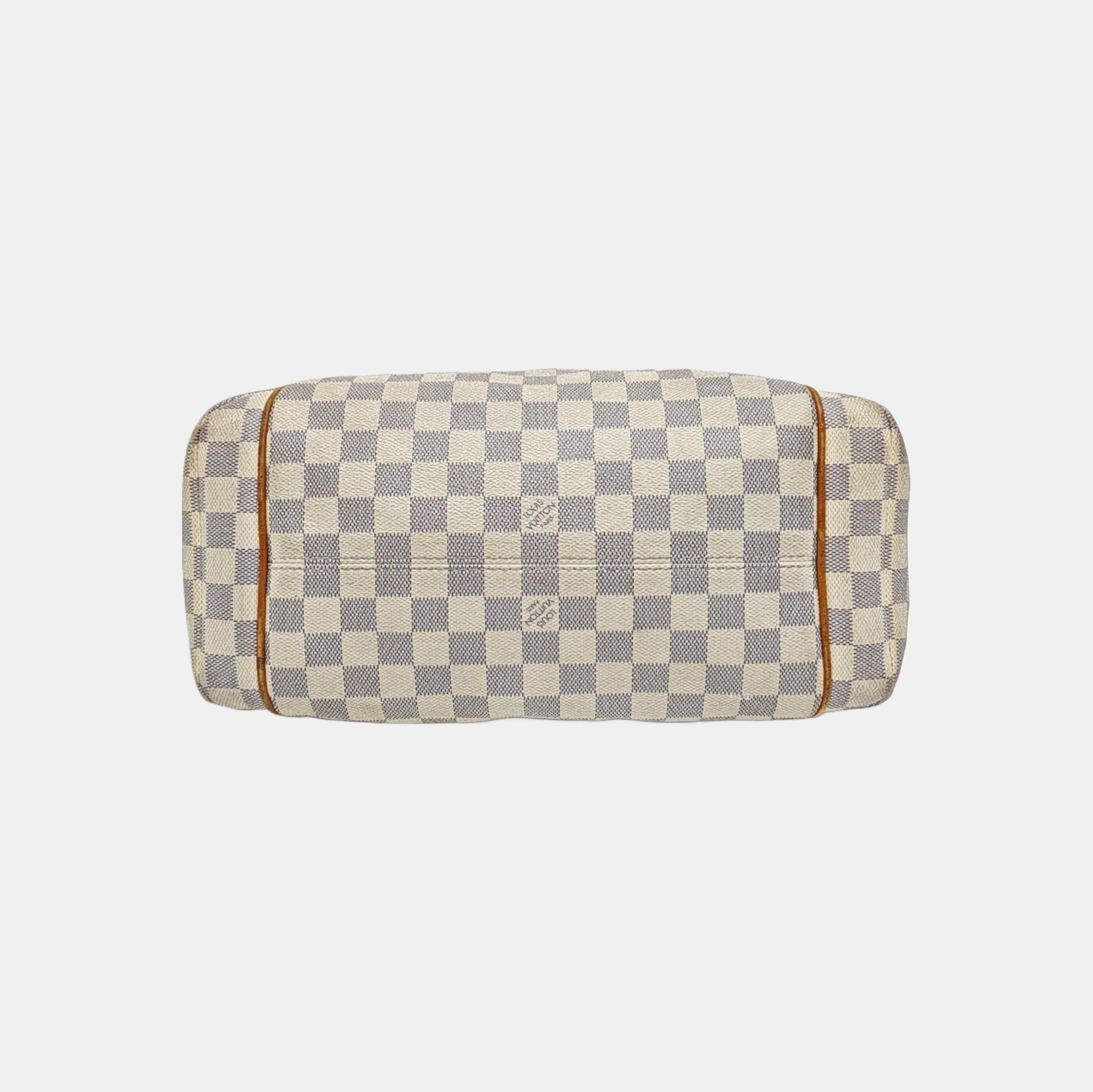 TOTALLY MM Damier Azur Coated Canvas White