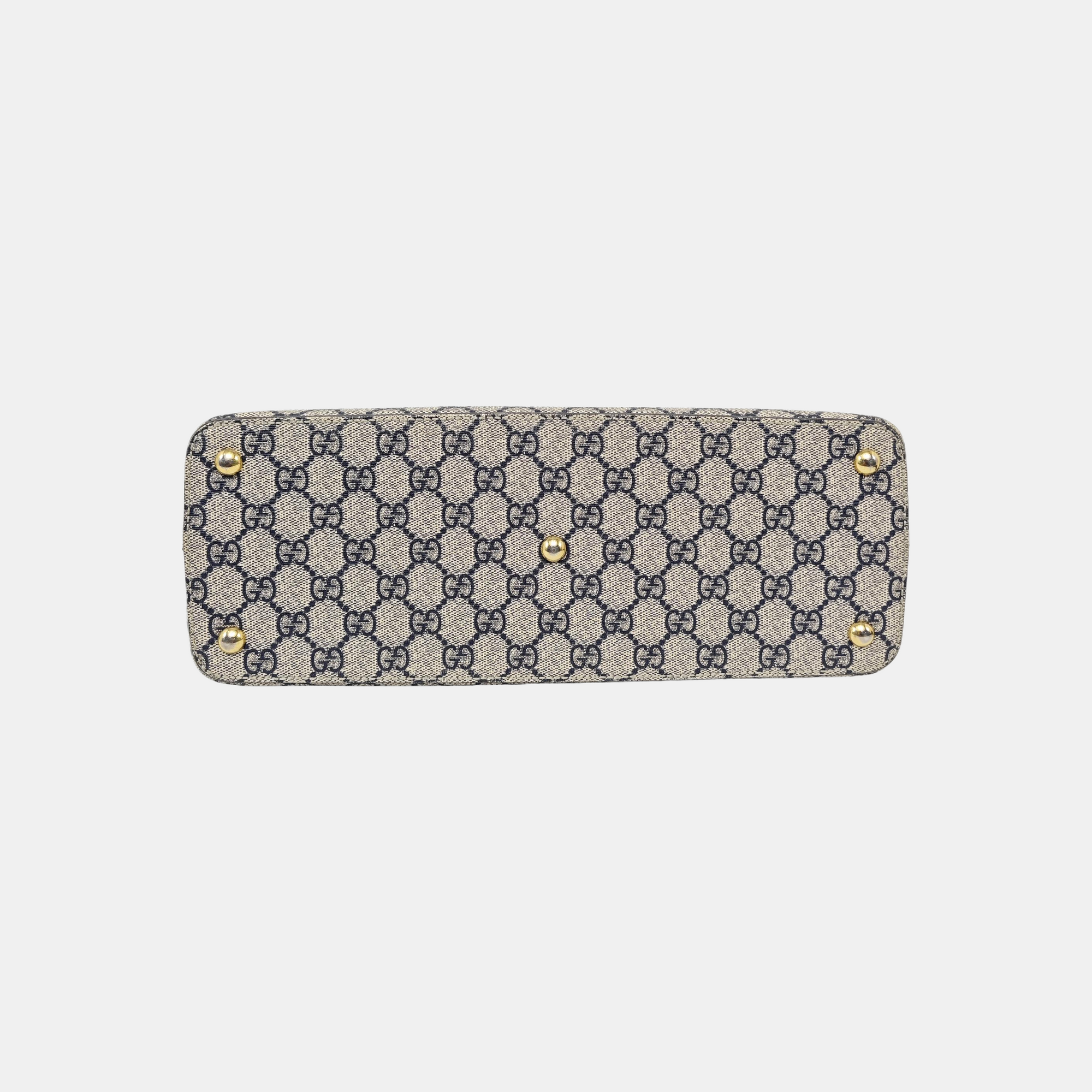 GG Blooms Monogram Coated Canvas Beige