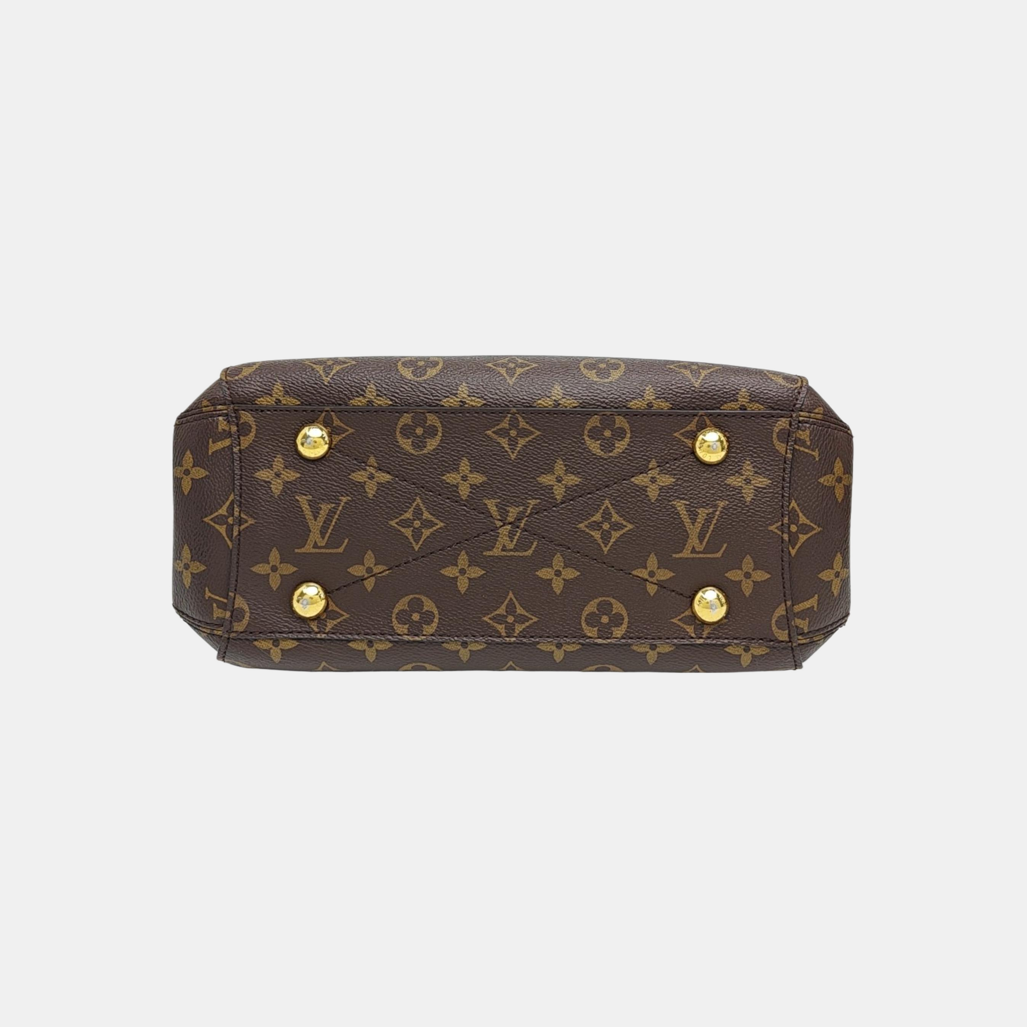 MONTAIGNE Monogram Coated Canvas Brown