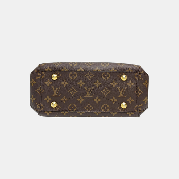 MONTAIGNE Monogram Coated Canvas Brown