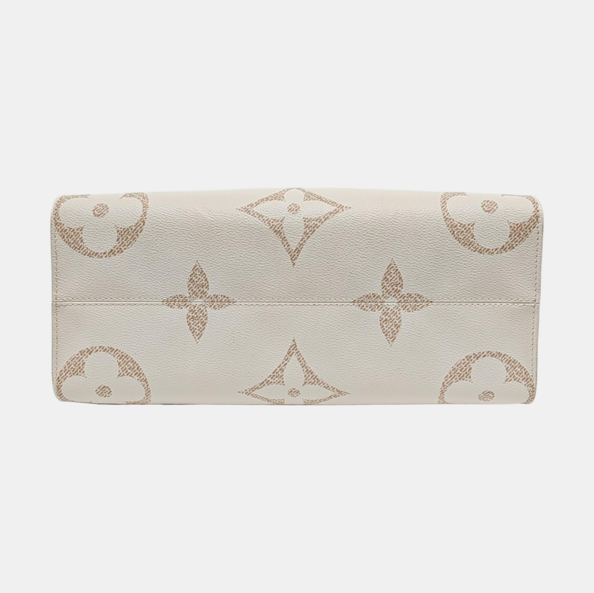 ONTHEGO MM Monogram Coated Canvas White