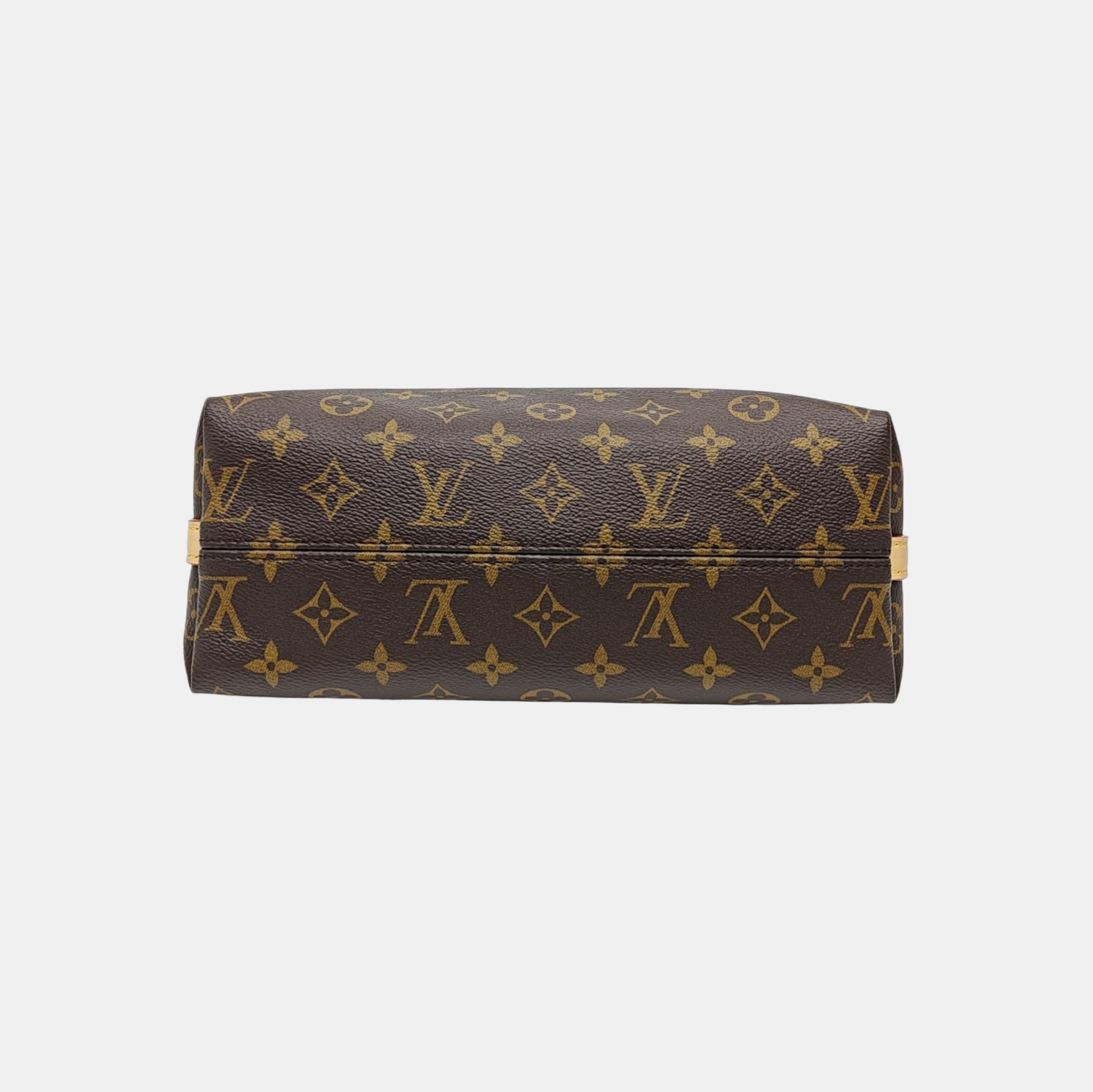 Monogram Coated Canvas Shoulder Bag Brown