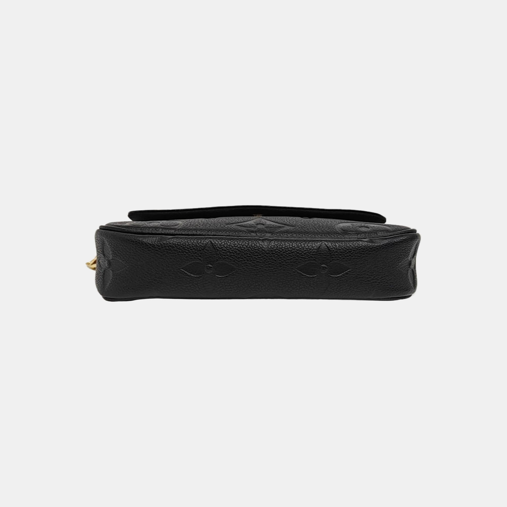 IVY Monogram Calfskin Black