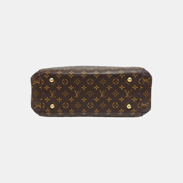 MONTAIGNE GM Monogram Coated Canvas Brown