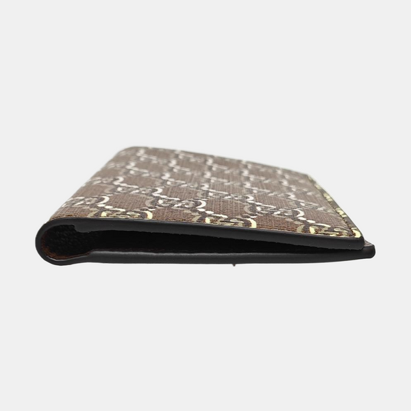 Monogram Coated Canvas Wallet Brown