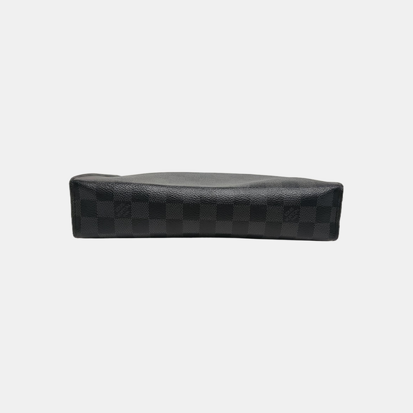 Pochette Voyag MM Damier Graphite Coated Canvas Gray