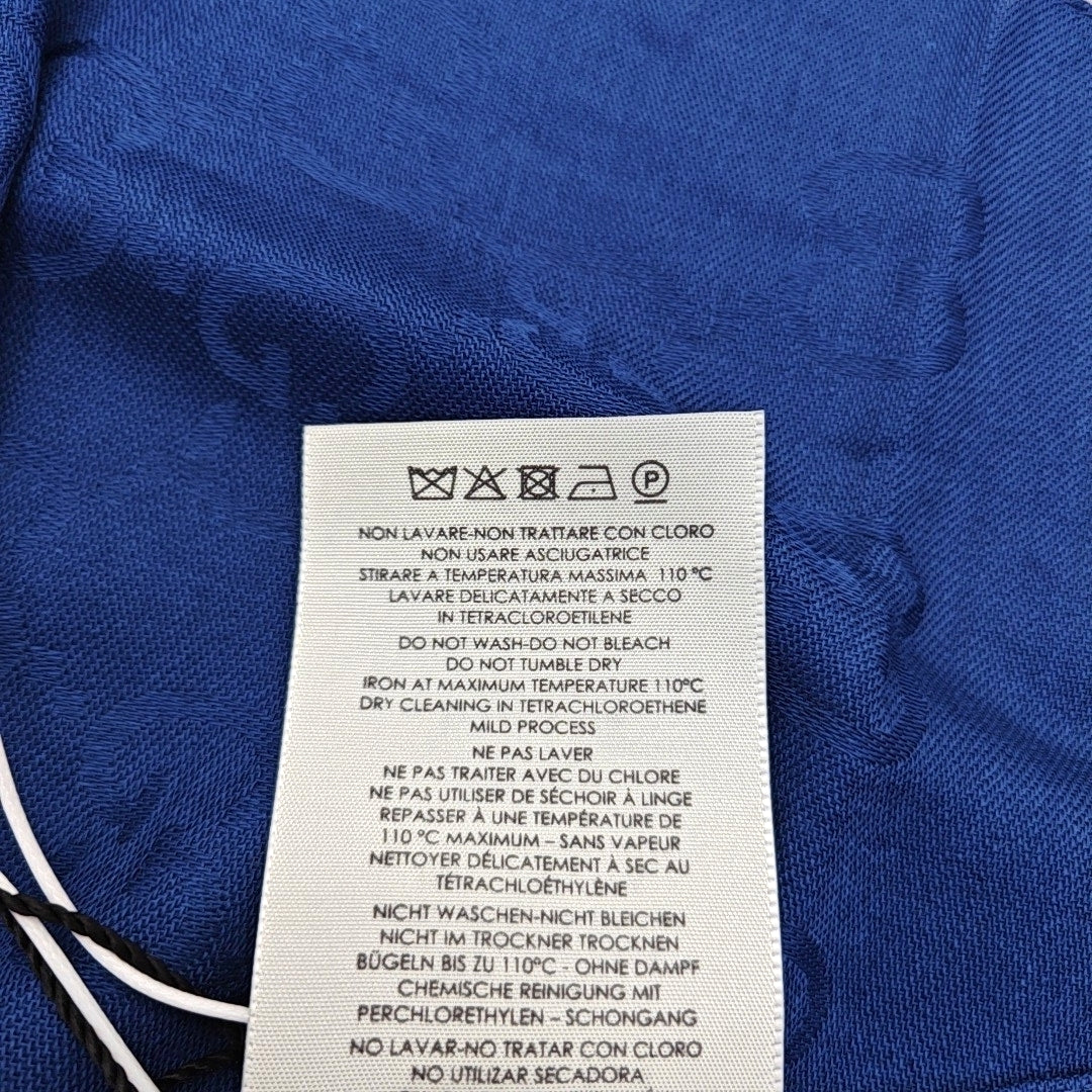 Wool Scarf Blue