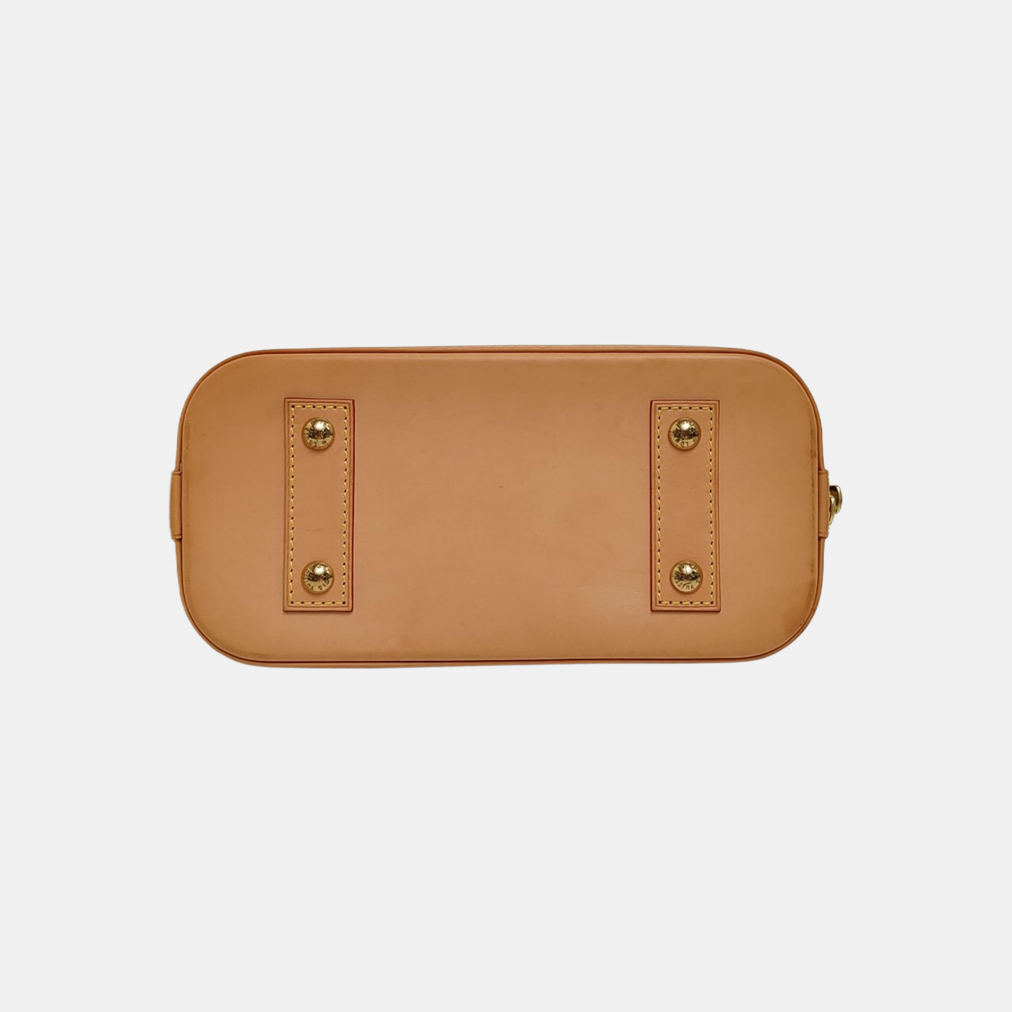 ALMA BB Monogram Coated Canvas Brown