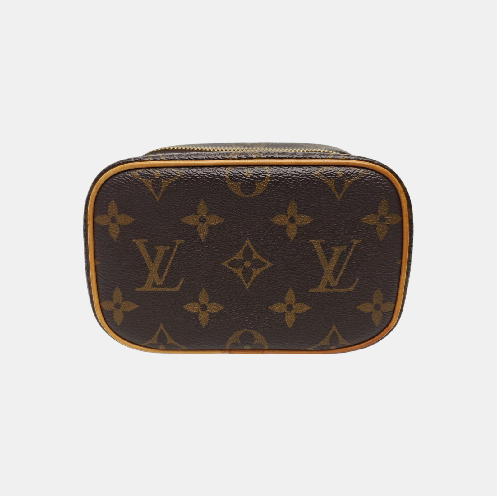 NICE Super Mini Monogram Coated Canvas Brown