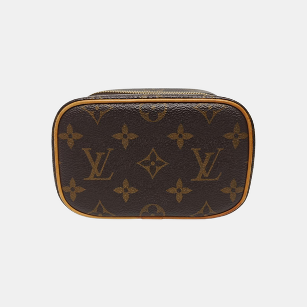 NICE Super Mini Monogram Coated Canvas Brown
