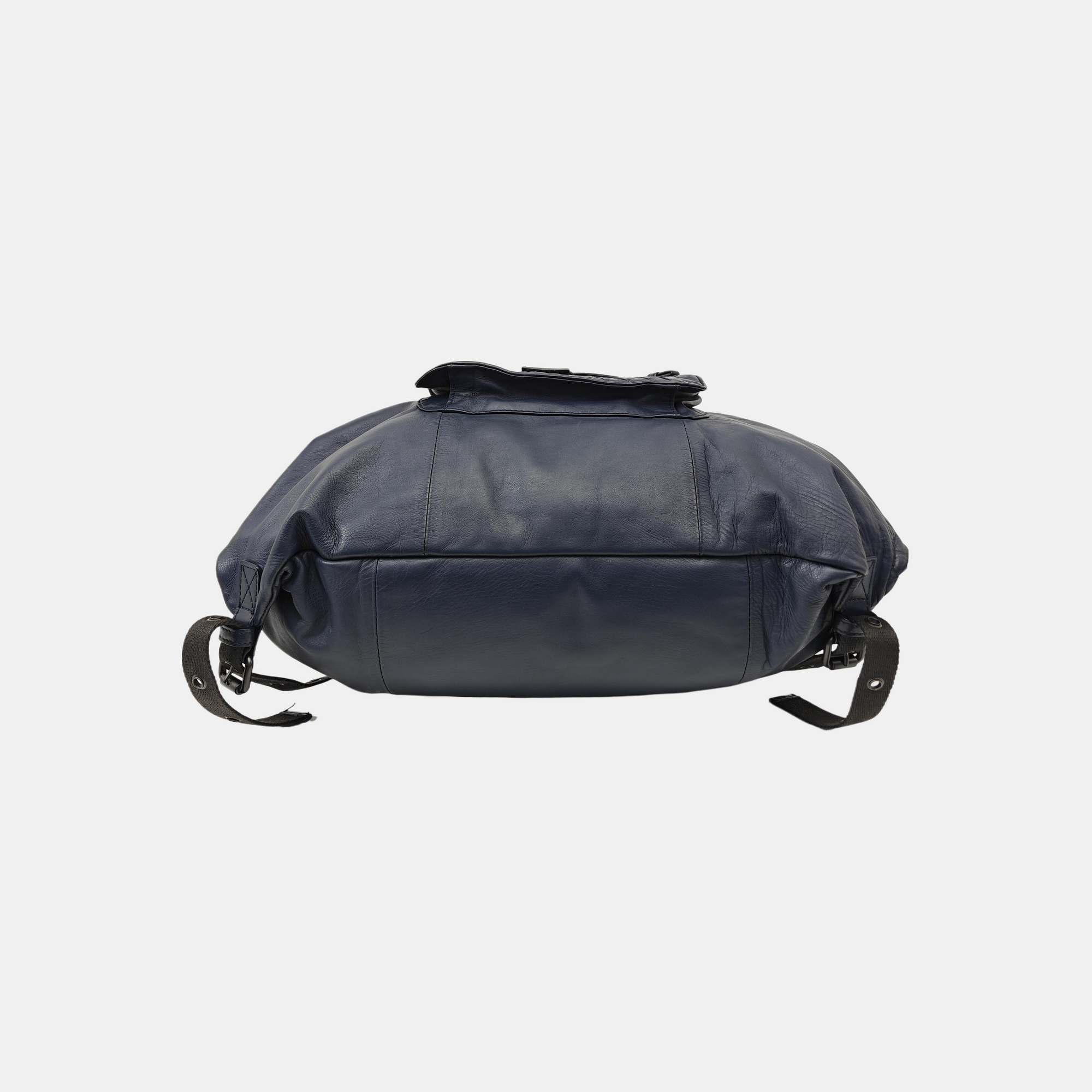 Calfskin Backpack Blue