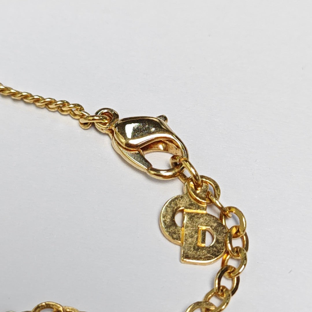 Petit CD Metal Gold Necklace