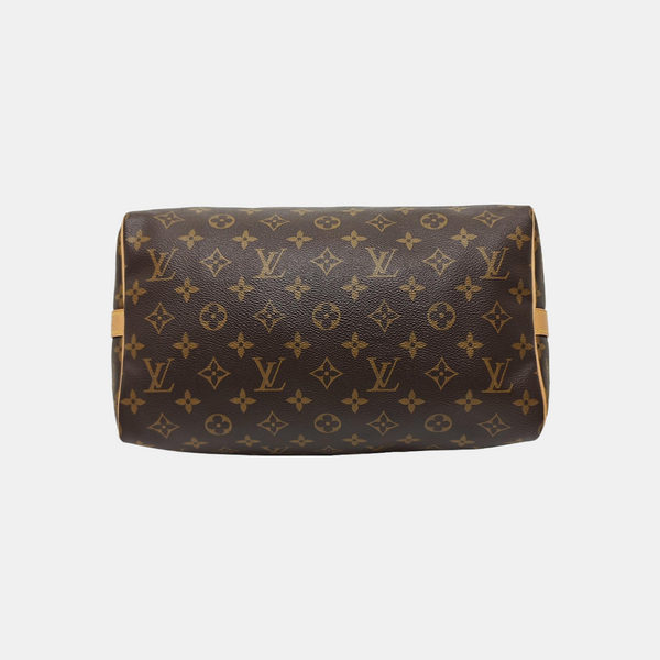 SPEEDY 30 Monogram Coated Canvas Brown