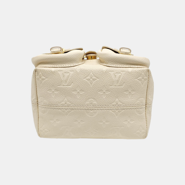 BACKUP Monogram Calfskin White