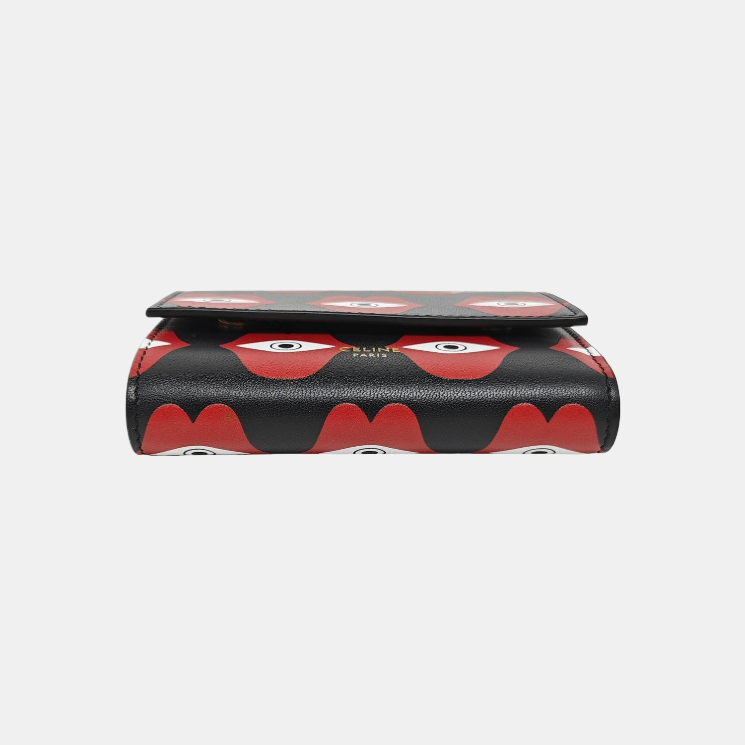 Calfskin Wallet Small Black