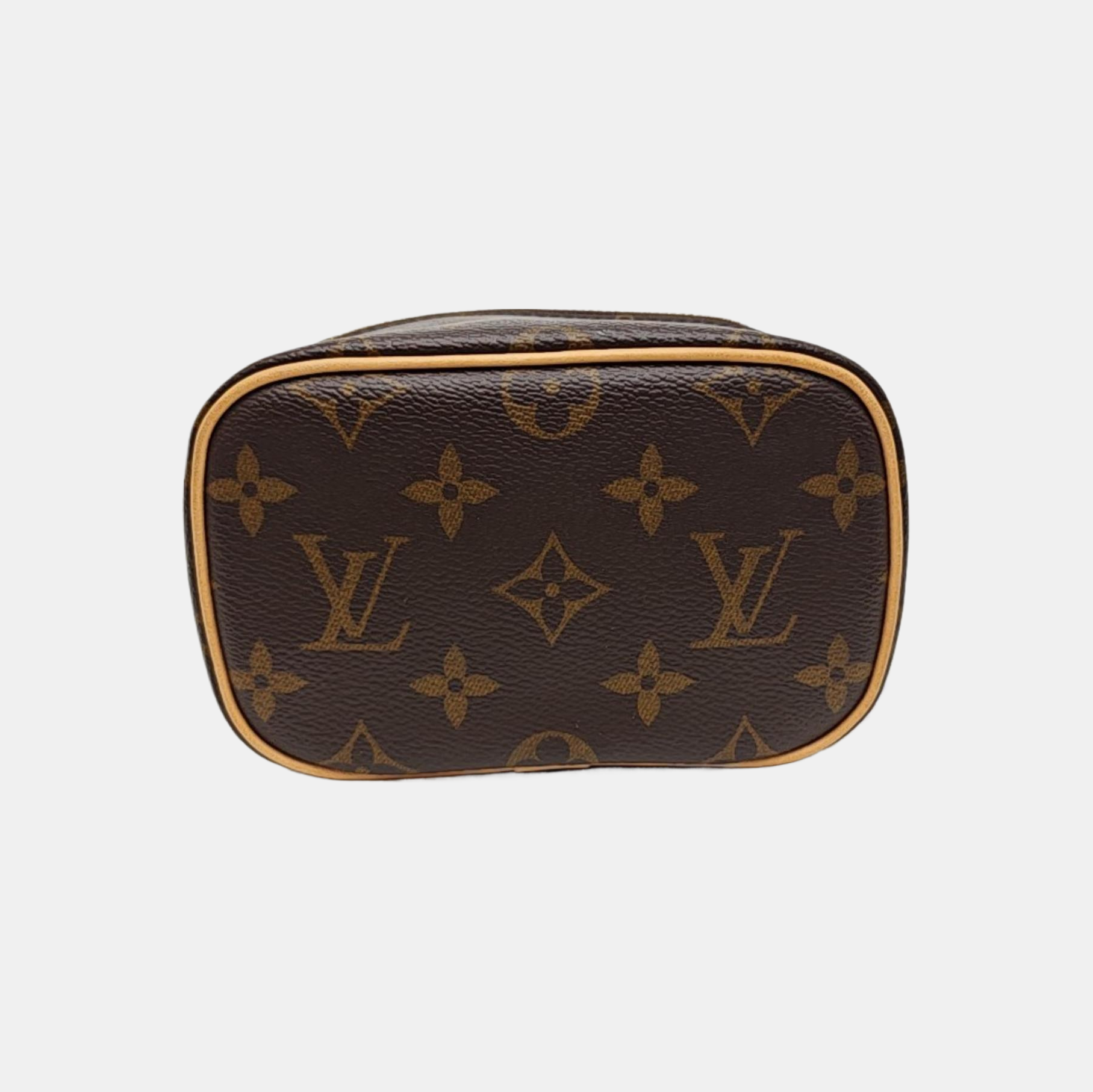 NICE Super Mini Monogram Coated Canvas Brown