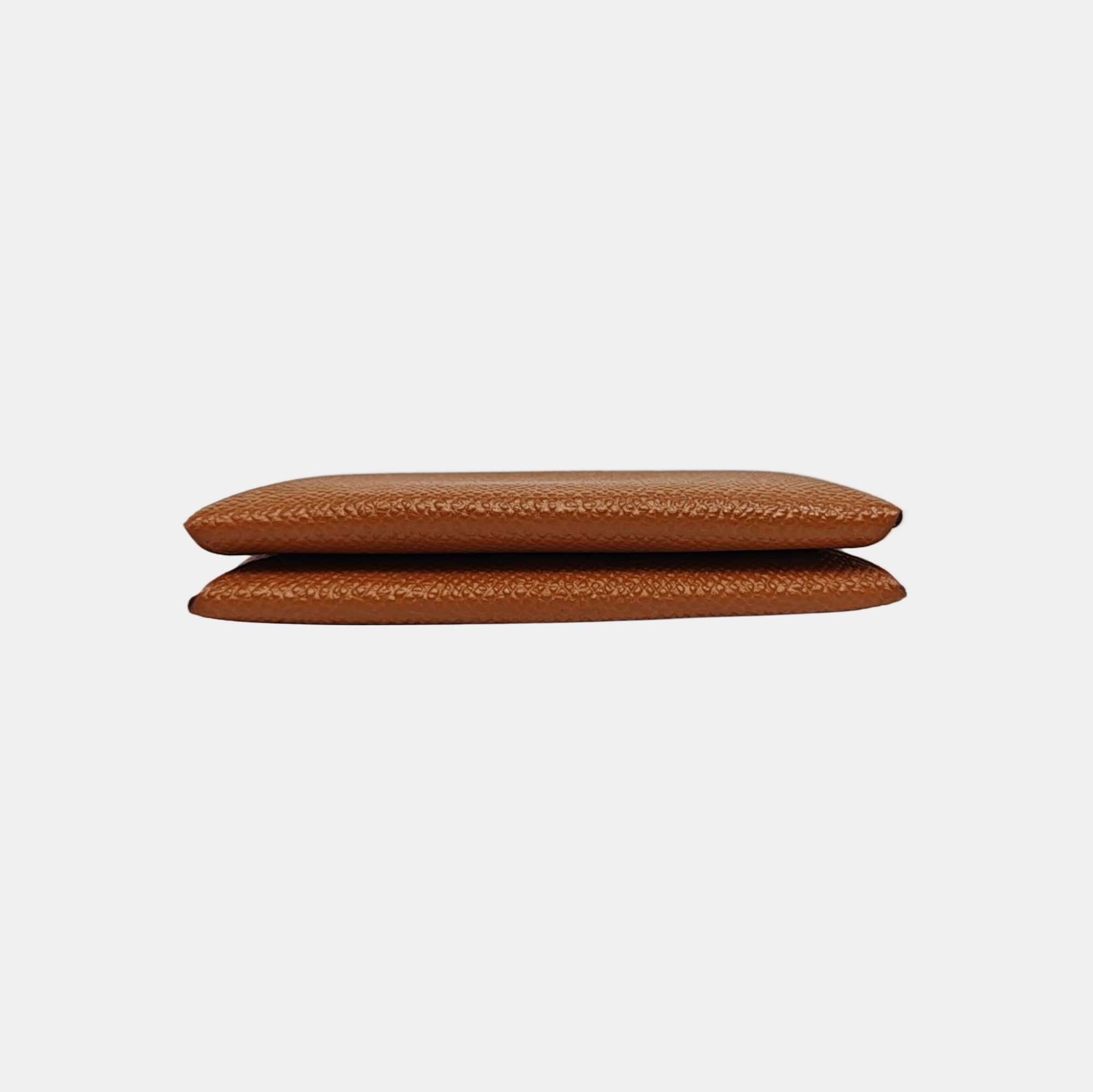 Calvi Epsom Brown Card Holder