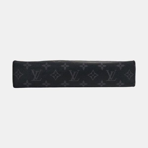 Pochette Voyag MM Monogram Coated Canvas Black