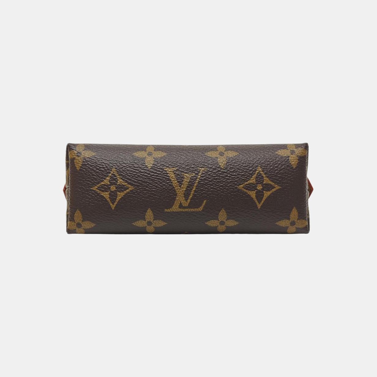 COSMETIC Monogram Coated Canvas Brown