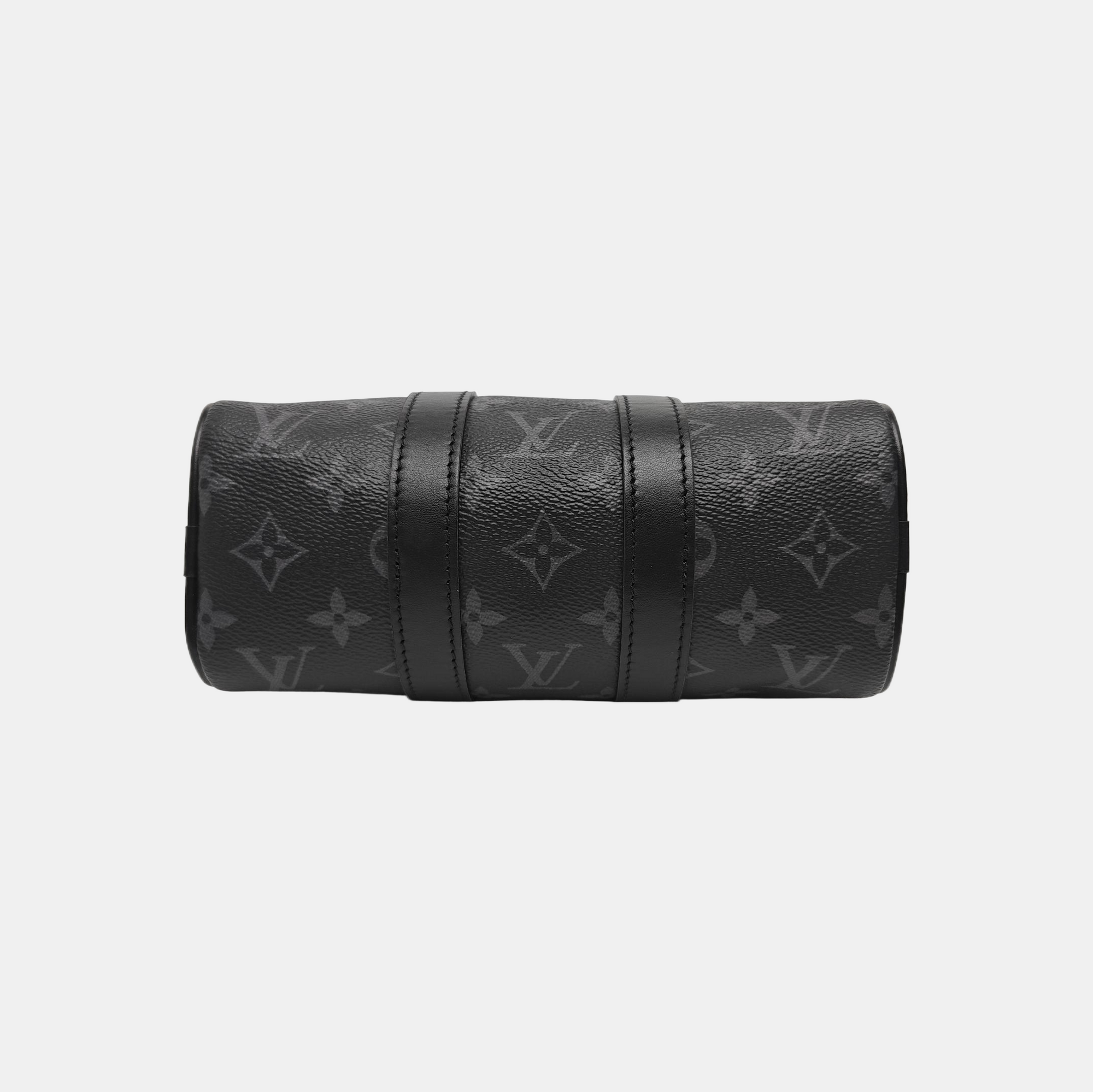 KEEPALL Mini Monogram Coated Canvas Black