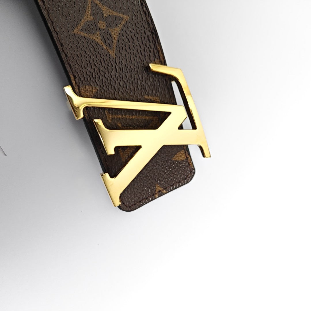 Coated Canvas Belt Brown