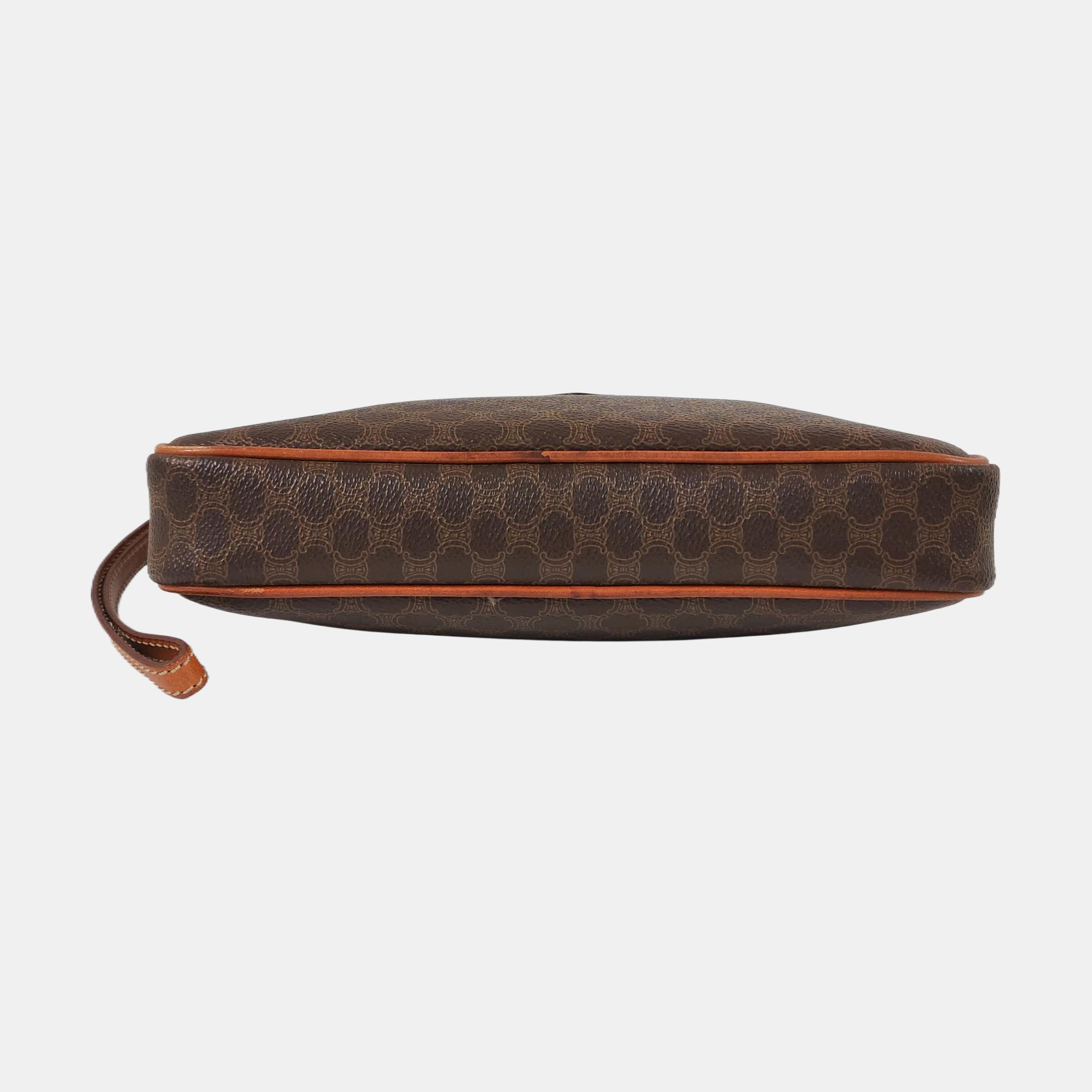 Authenticated pre-owned  MACADAM CLUTCHES Coated Canvas Brown - Clutch at Looply