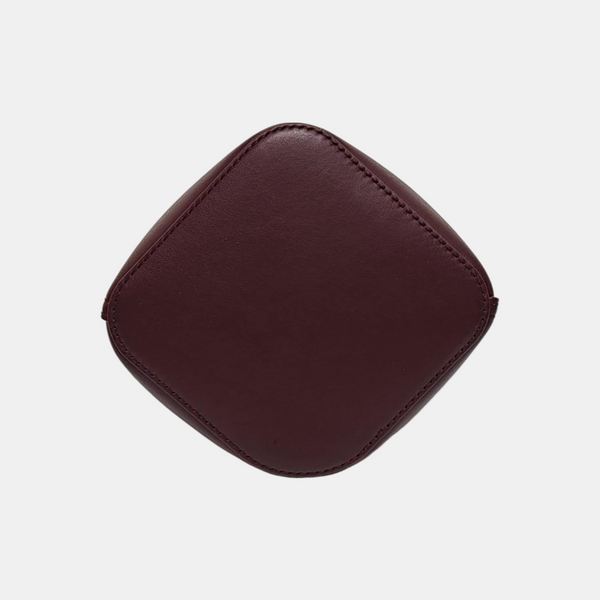 Pebble Bucket Mini Calfskin Red