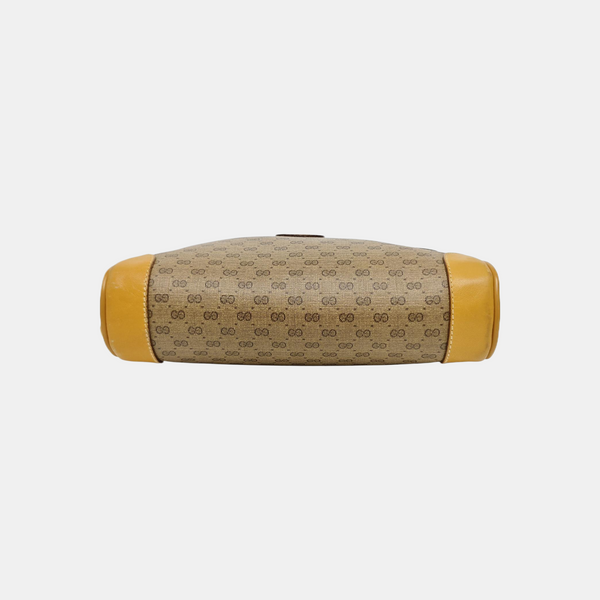 Monogram Coated Canvas Top Handle Bag Beige