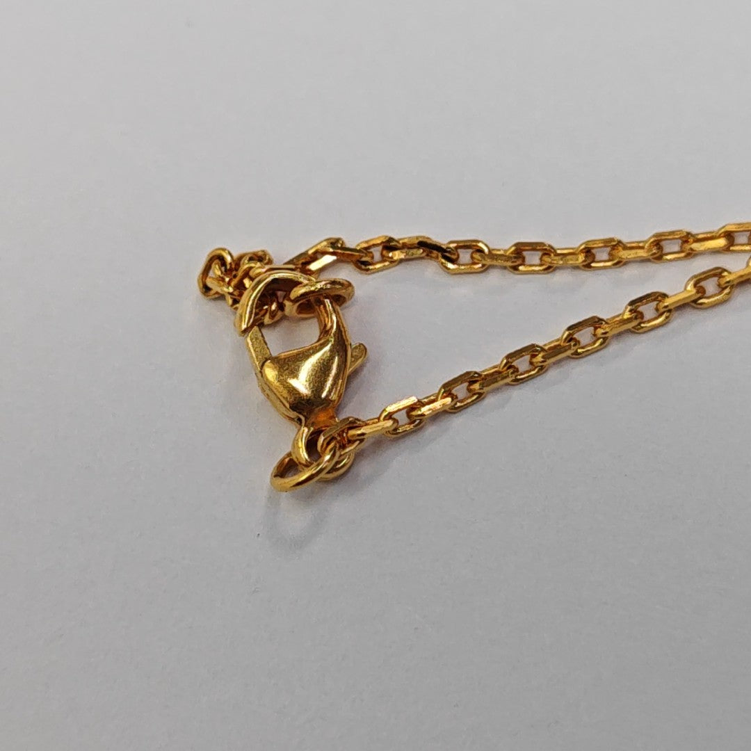 Pop H Metal Gold Necklace