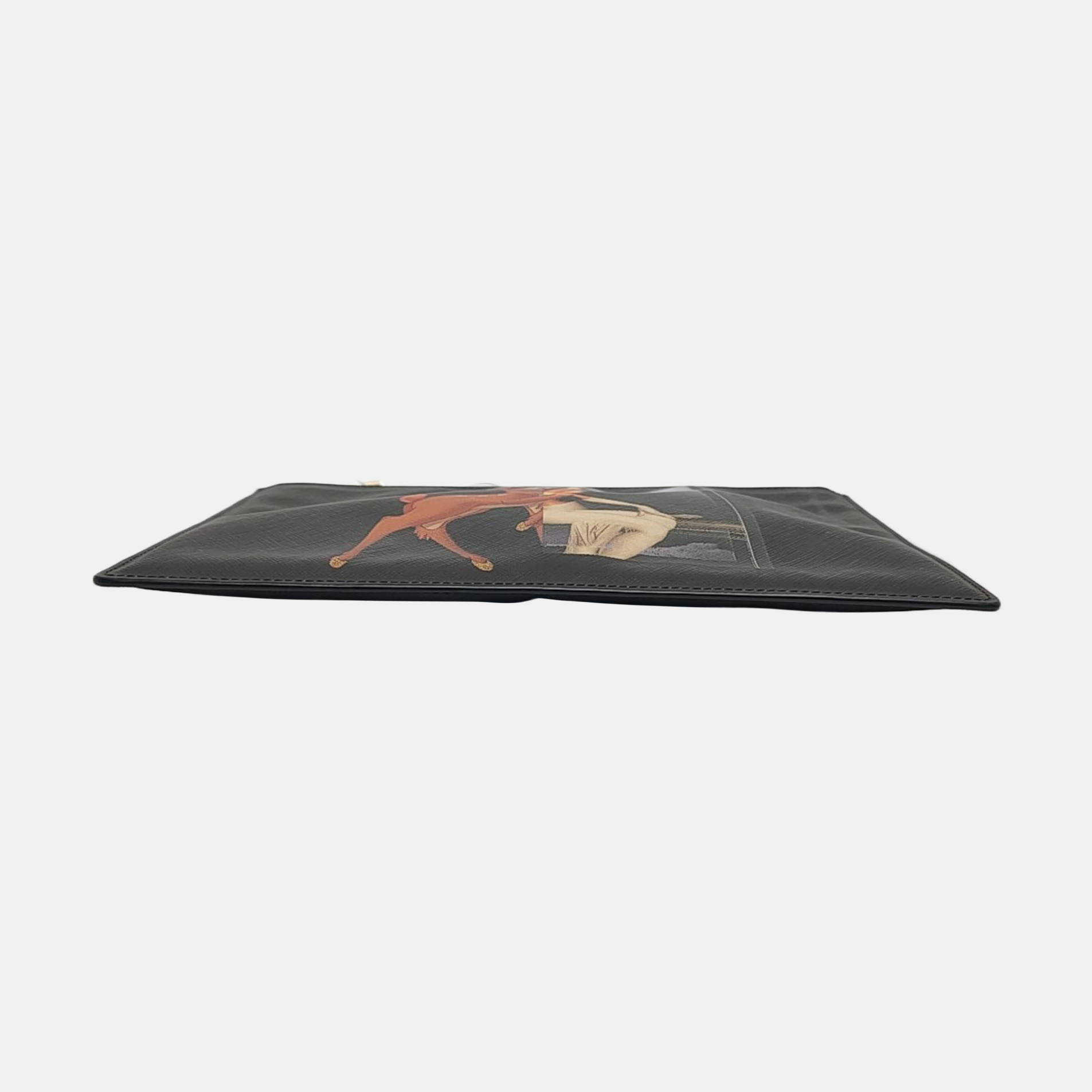 Calfskin Clutch Black