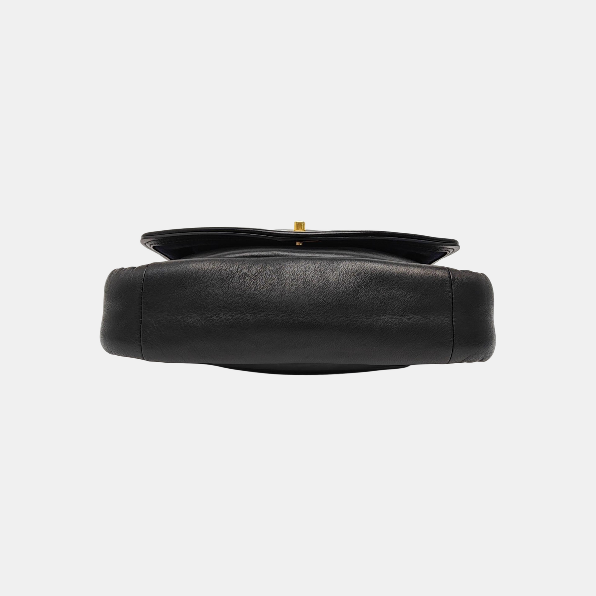 Vintage Puffy Lambskin Black