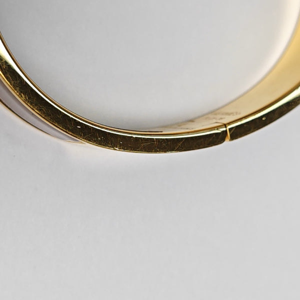 Clic H Metal Gold Bangle