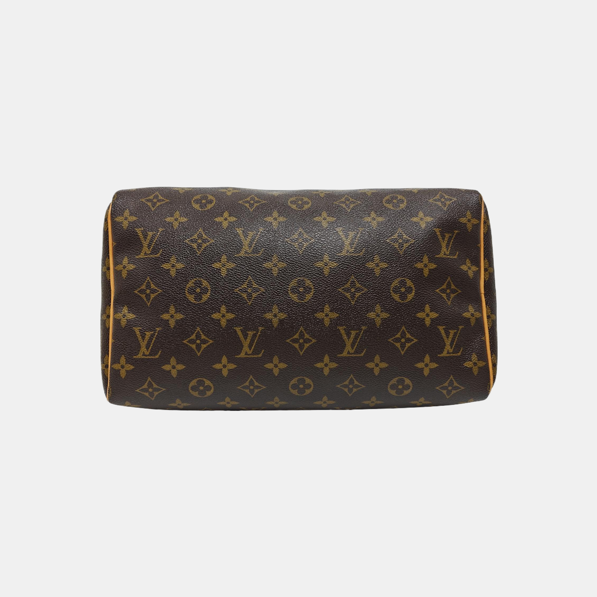 SPEEDY 30 Monogram Coated Canvas Brown