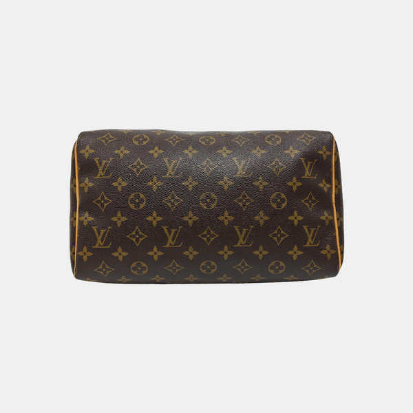 SPEEDY 30 Monogram Coated Canvas Brown
