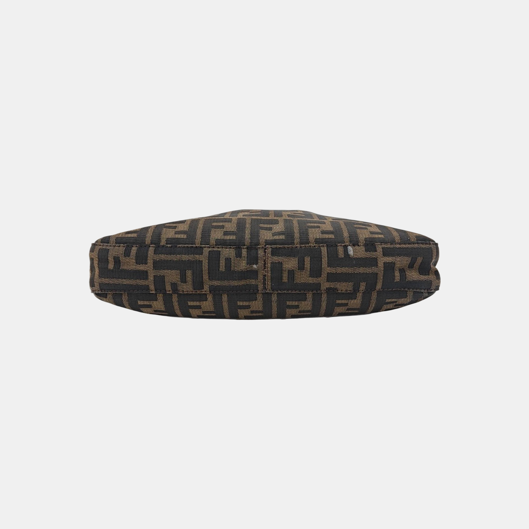 Fabric Shoulder Bag Brown