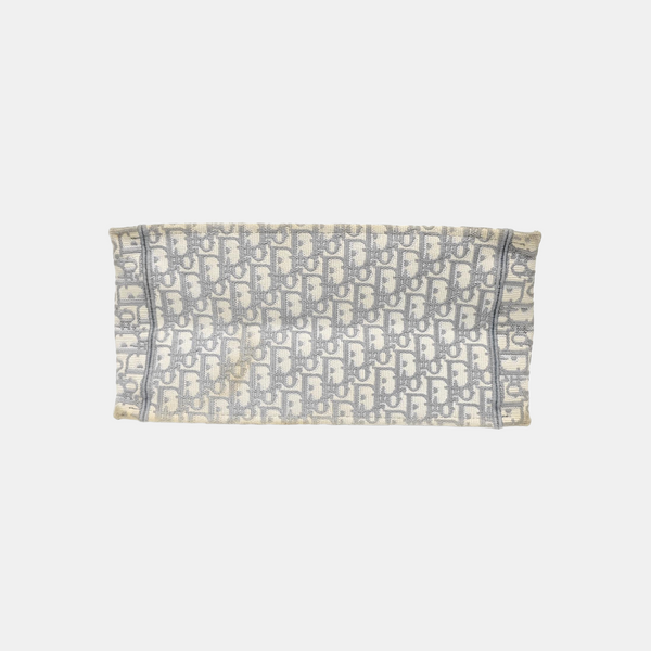 Book Tote Medium Oblique Canvas White