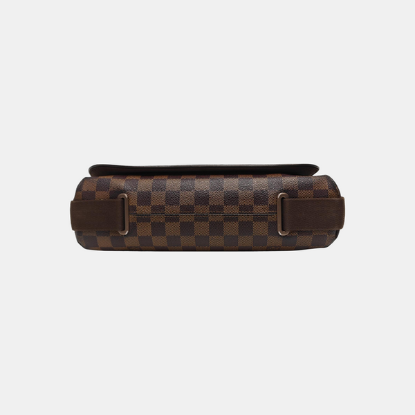 BROOKLYN Damier Ebene Coated Canvas Brown